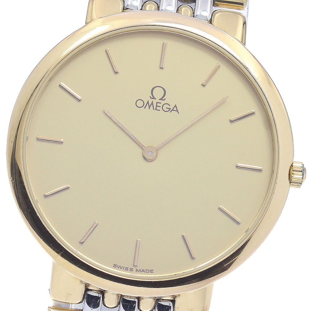 オメガ OMEGA デビル ラウンド クォーツ メンズ _950459【中古】