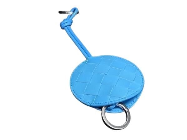 バッグチャーム イントレチャート 629552 レザー - キーホルダー キーリング ブルー系 キーホルダー キーチェーン ブランド 高級 小物 プレゼント【本物保証】
