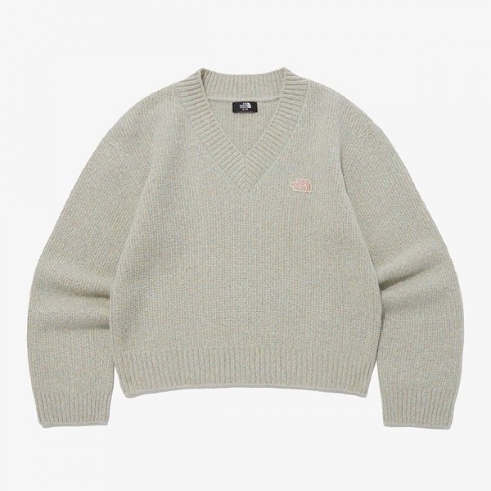 ノースフェイス レディース シュガーキャンディ Vネックセーター NT7AP53A