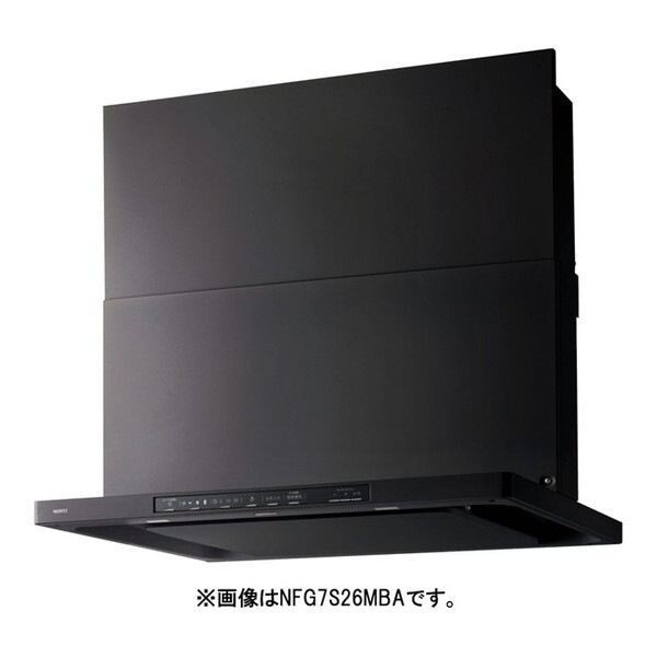 NFG6S25MBA ブラック Curara(クララ) レンジフード (スリム型ノンフィルター・シロッコファン・幅60cm・コンロ連動なし)