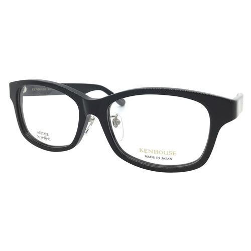 メガネ KH-100 C-1 60mm 大きいサイズ ビッグサイズ ロングテンプル ワイド 紳士 キングサイズ 黒縁 スクエア