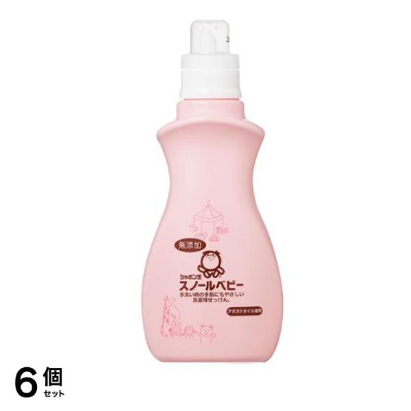 シャボン玉 衣料用液体石けん スノールベビー 800mL (本体) 6個セット
