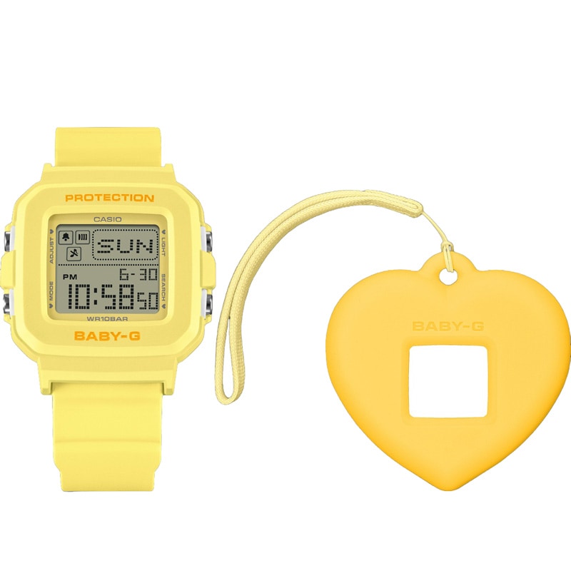 CASIO カシオ BABY-G BGD-10KH-9JR ハート型ホルダー付き 2WAYスタイル デジタル腕時計