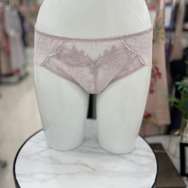 クチュールパッチ刺繍ジャカードオールレースパンティー/BP984AL PLPK