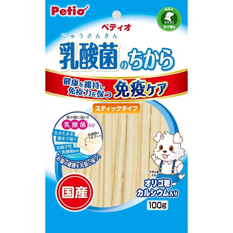 （まとめ買い）乳酸菌のちから スティックタイプ 100g 犬用おやつ [x15]