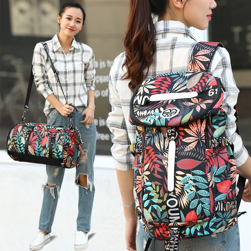 大容量網紅包新しい旅行カバン 旅行かばん手提げかばんショルダーバッグリュック2両フィットネス斜めショルダーバッグ荷物袋