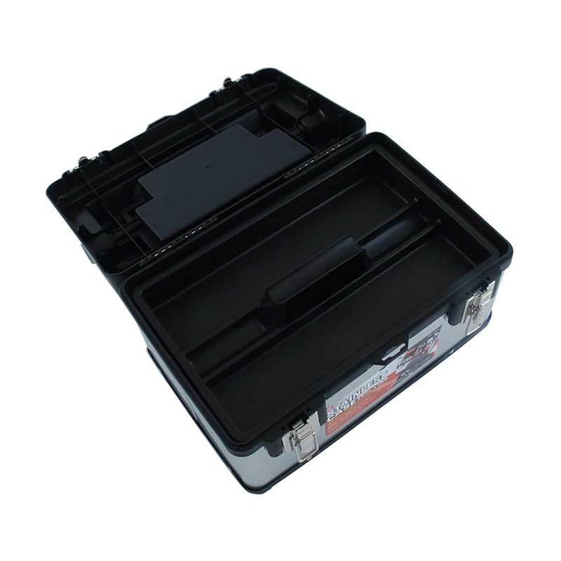 即納：SK11(エスケー11) ステンレス工具箱 外寸幅380×奥275×高さ255mm SSC-380W