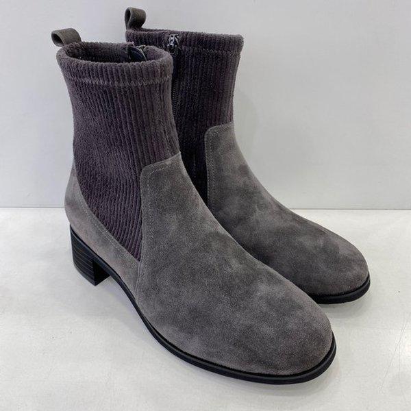 女性ソックスフィットアンクルブーツ PFDWSB867GY HSYI5A GN