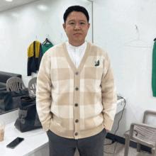 キム・グラ様協賛 KGスマートスクエアチェックカーディガン