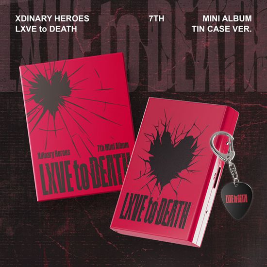 [TIN CASE VER] XDINARY HEROES(エクスディナリーヒーローズ) ミニ7集CDアルバム LXVE TO DEATH MD盤