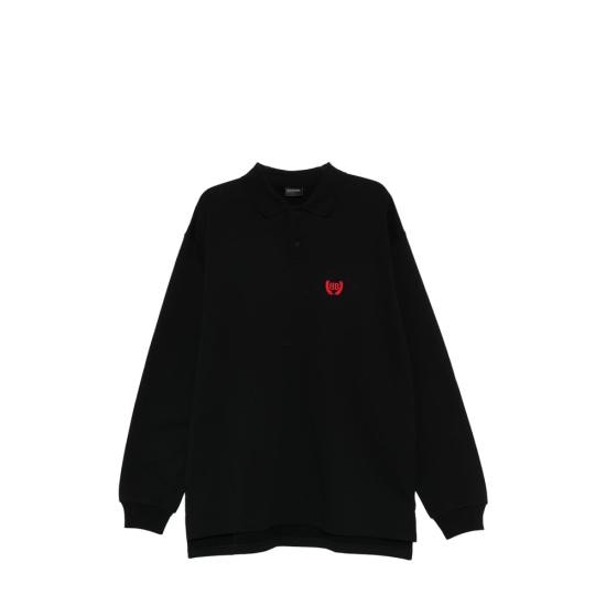 BALENCIAGA Men Polo Shirts 862371 TSVC6 1000 BLACK