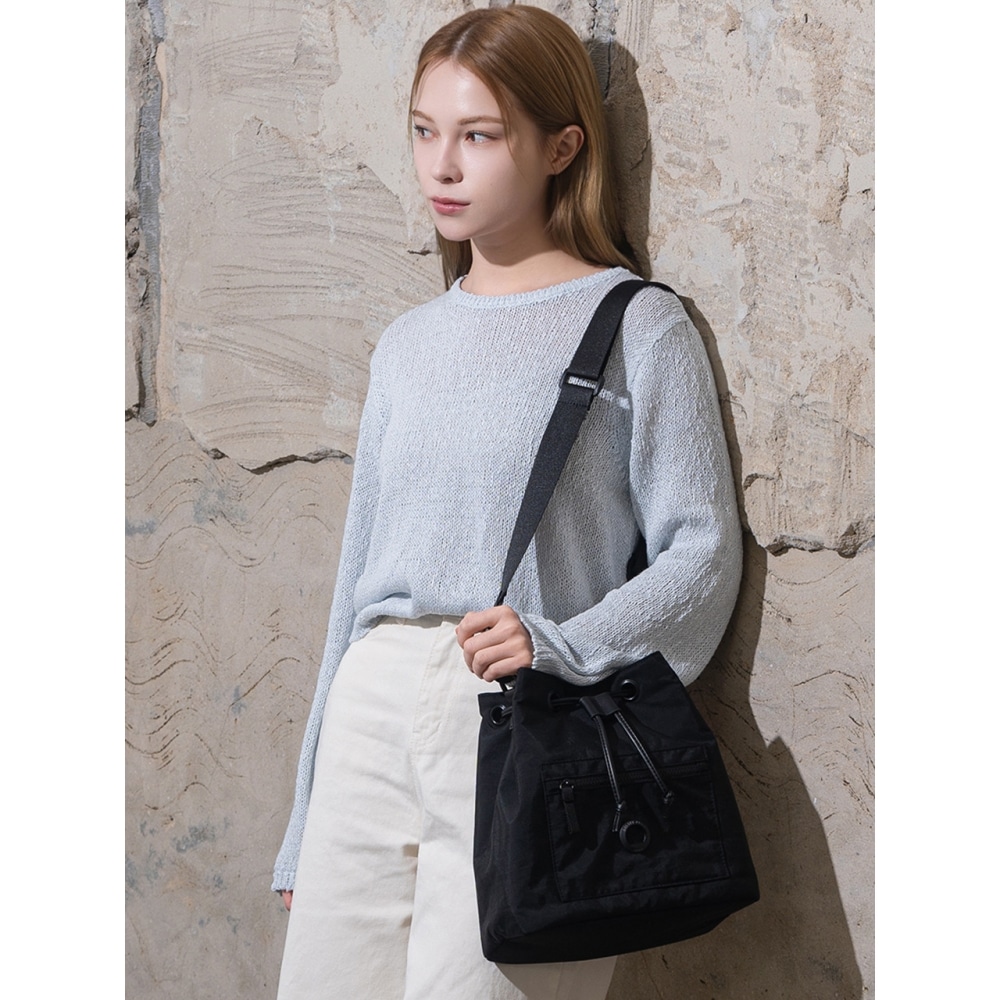 DELSEY アルルバケットバッグアルルバケットバッグブラック