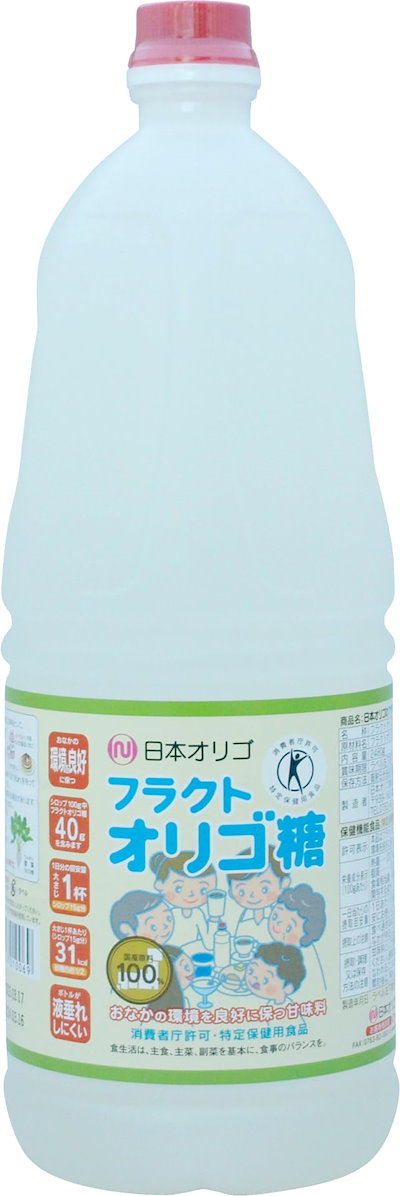 他サイト： [トクホ]日本オリゴの フラクトオリゴ糖 2480g 液体 ボトルの商品画像