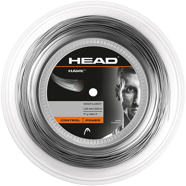 ヘッド 硬式テニス用 ガット HAWK 200mロール GR 1.25mm 281113 GR