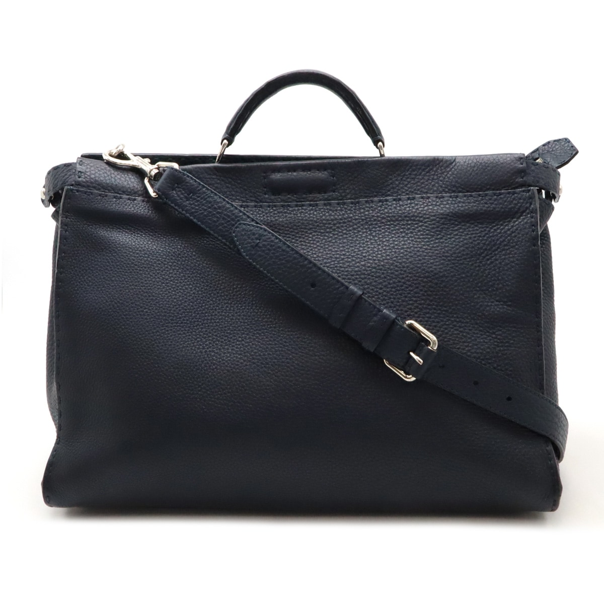 セレリア ピーカブー ビジネスバッグ ブリーフケース 2WAY ショルダーバッグ レザー ネイビー 紺 ピーコックブルー 7VA38