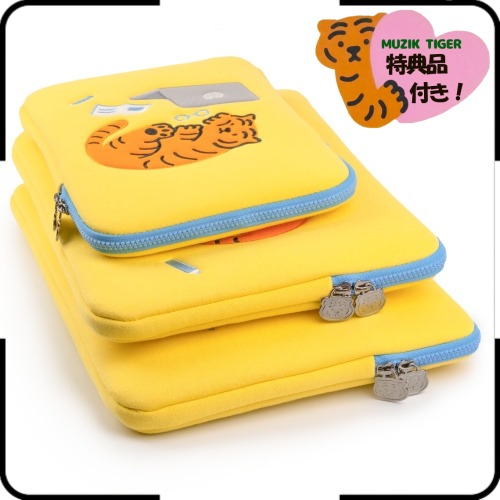 MUZIK TIGER公式* ノートパソコン iPad ケース ポーチ *Sleepy
