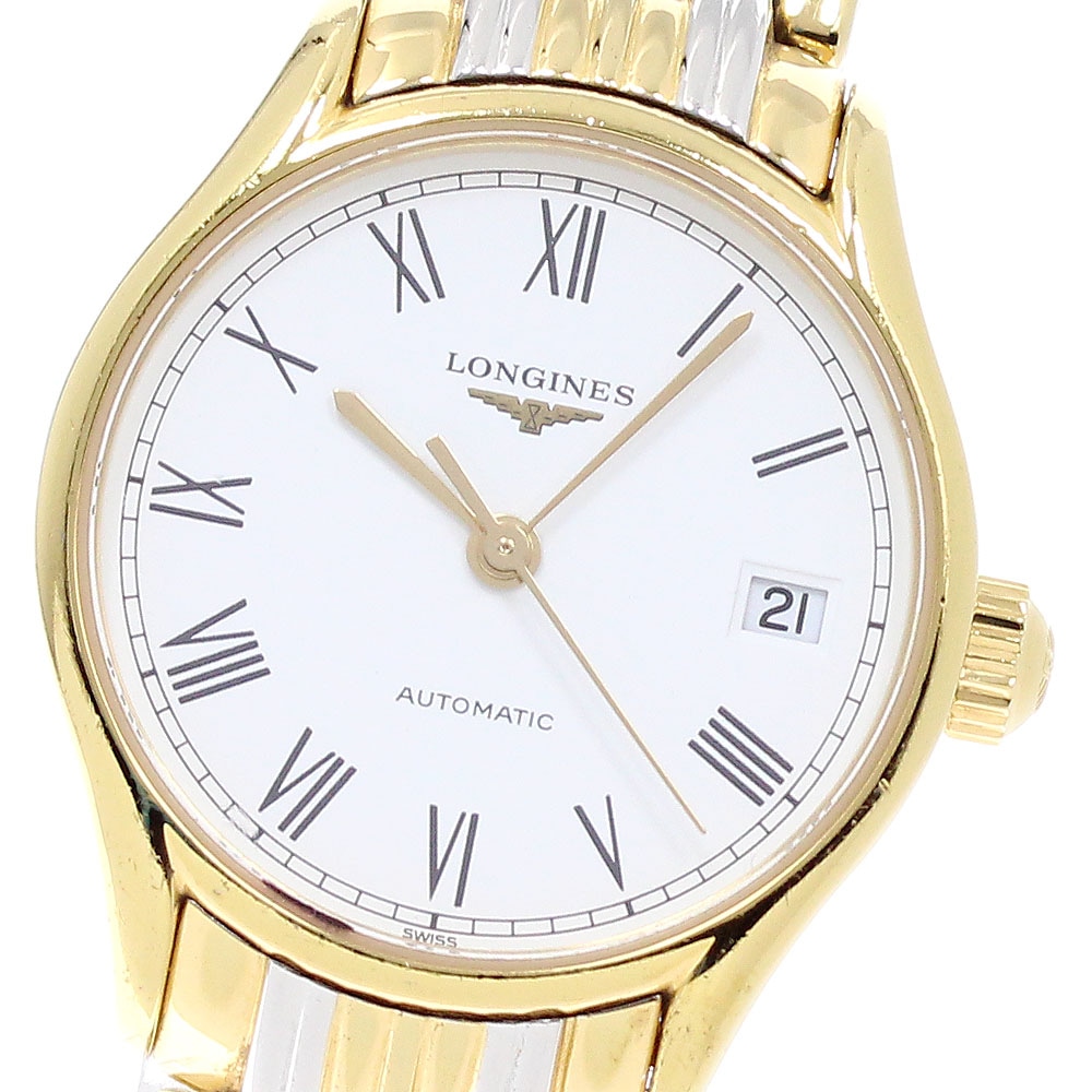 ロンジン LONGINES L4.360.2 リール デイト 自動巻き レディース _949634【中古】
