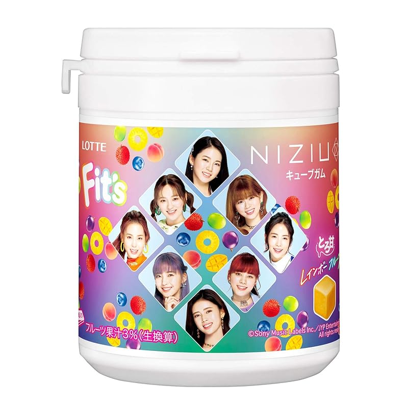 ロッテ Fits NiziUキューブボトルガム 122g ×6個
