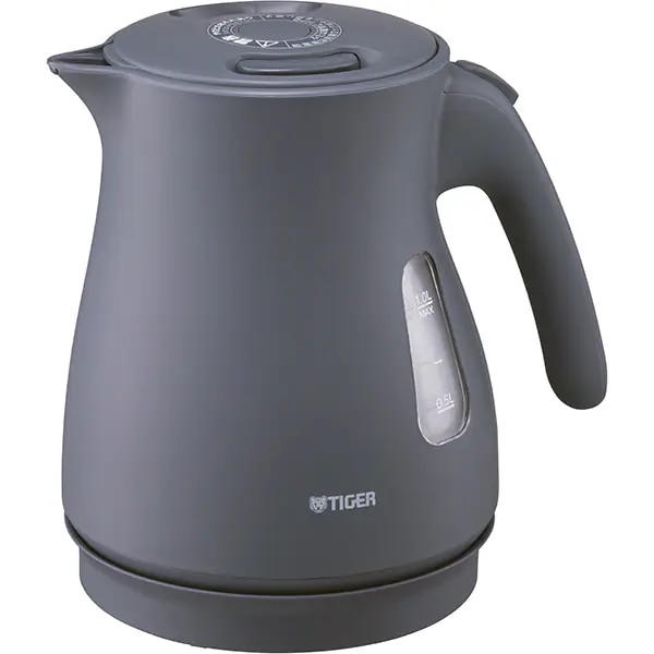 QUICK＆SAFE＋ PCV-A100-KN (ナイトブラック) 蒸気レス電気ケトル 1.0L