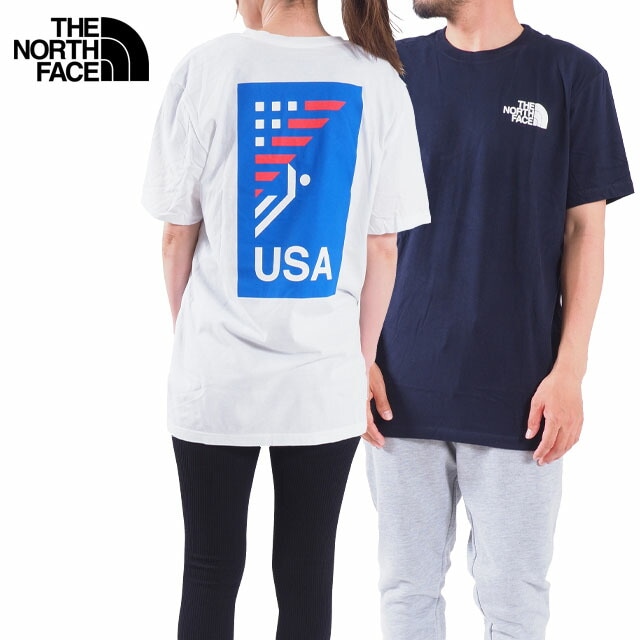 ノースフェイス 半袖 Tシャツ ホワイト 白 white ネイビー 紺 メンズ トップス カットソー
