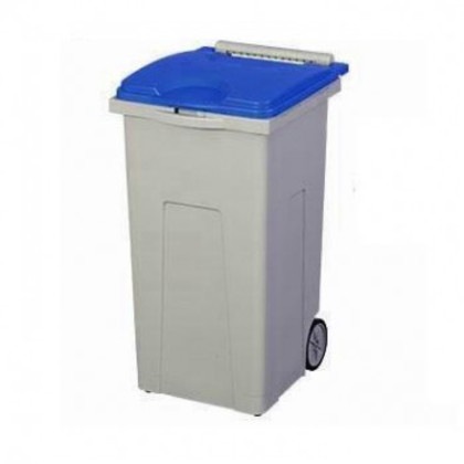 三甲 サンコー サンクリーンボックス SCB-Pシリーズ 4輪キャスター付きごみ箱 SCB90P フタ:ブルー 611010-01