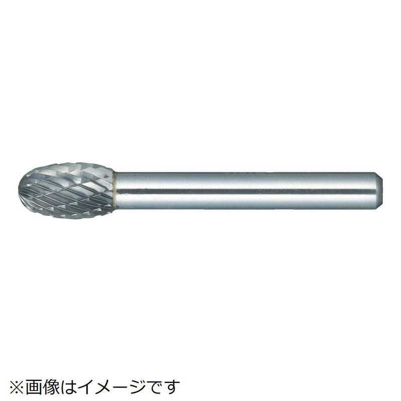 トラスコ中山 超硬バー タマゴ型 Φ16X刃長25X軸6 アルミカット TA6C160