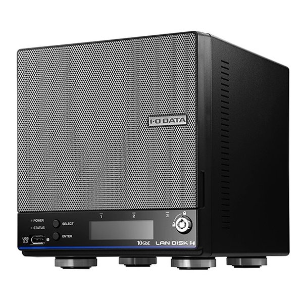 10GbE Linux OS 法人向け 2ドライブ BOXタイプNAS 8TB 5年保証・データ復旧 HDL2HA8B