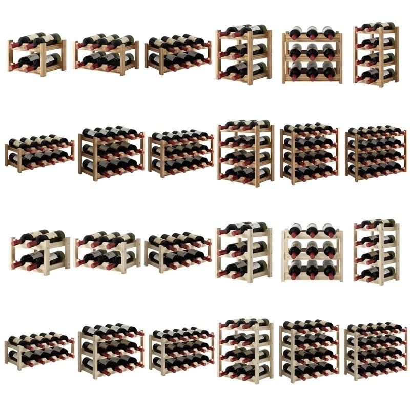 納期14-21日家庭用小型モダンなミニマリストのワインキャビネットの陳列棚赤ワインの格子