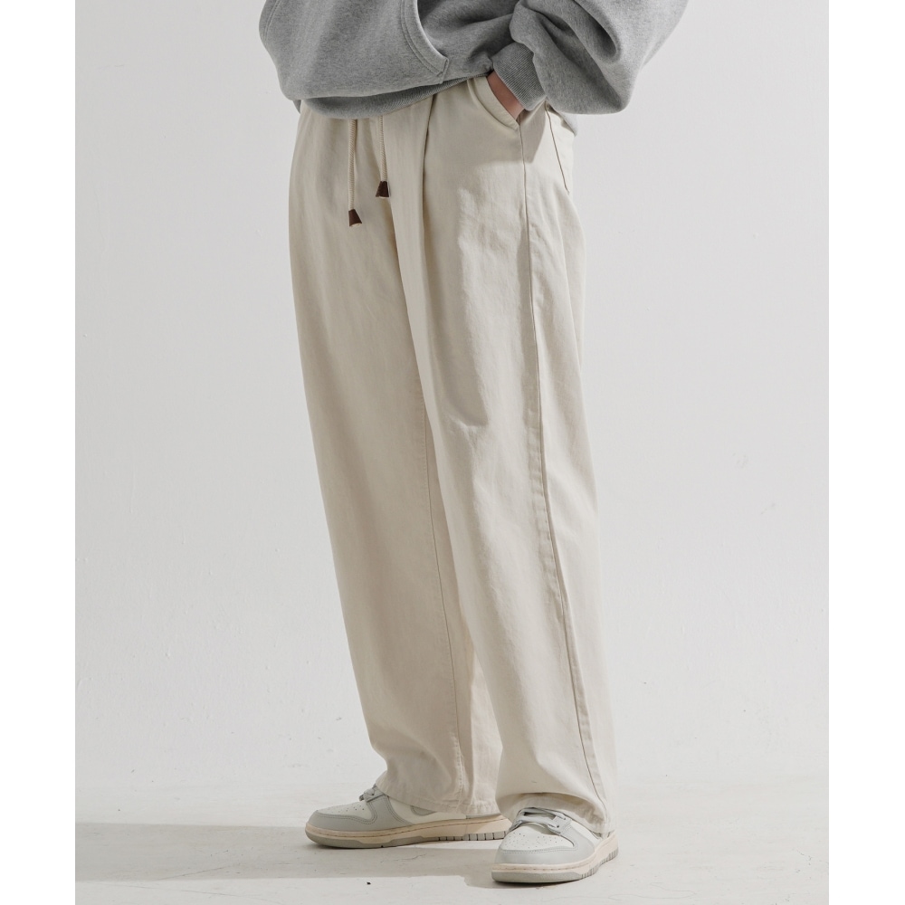 WV PROJECTローナーワイドコットンパンツクリームJJLP7639