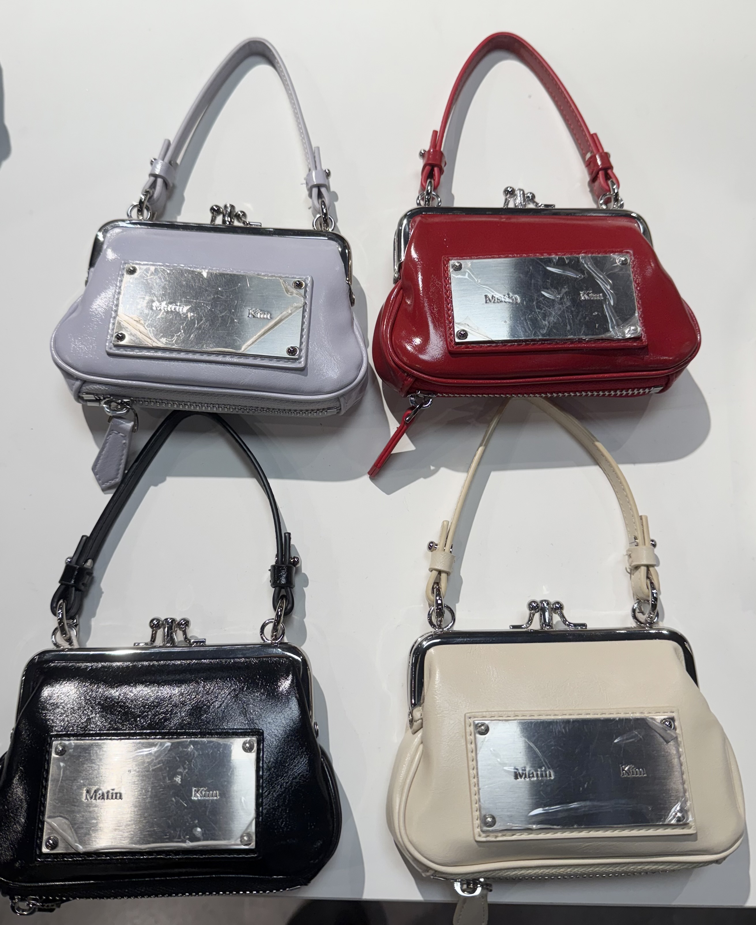 (Matin) 4color MATIN FRAME MINI WALLET BAG