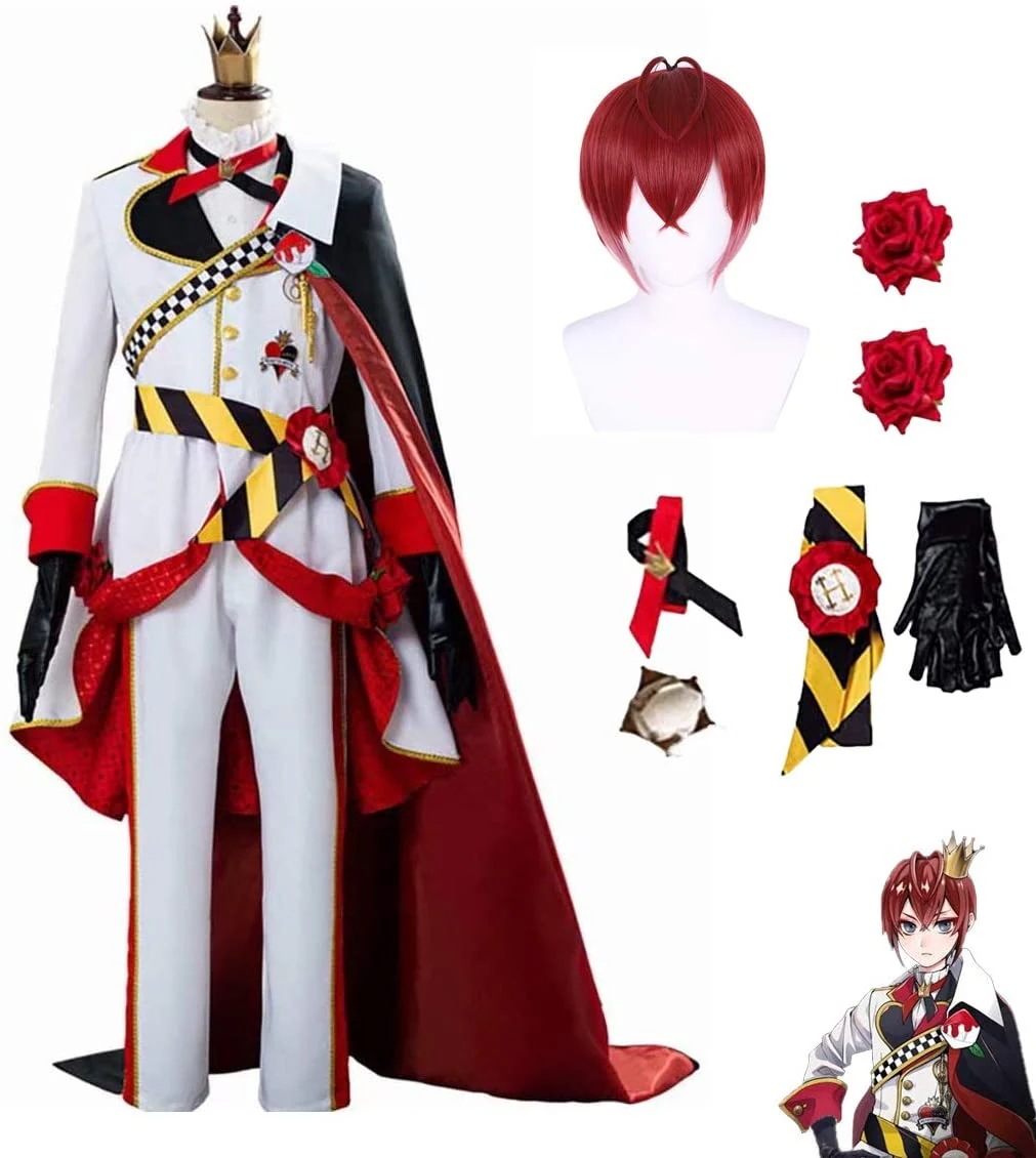 【一部分3日内出荷】コスプレ ハロウィン ウィッグ追加可 仮装 ハロウィン ハーツラビュル寮 コスプレ衣装 ツイステ ローズハート リドル イベント用品