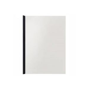 (まとめ) ライオン事務器 レポートカバー A4タテ約80枚収容 ブラック RC-83 1パック(10冊) (×10セット)