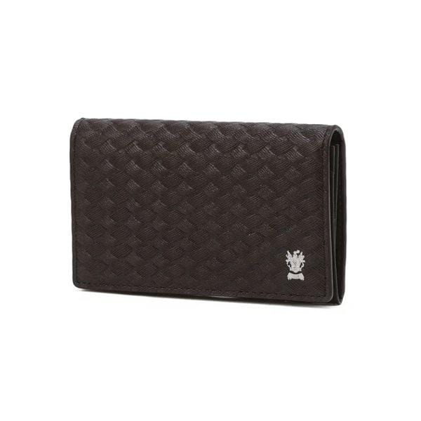 ブラウン織り模様カード入れ DBHO6E831_s