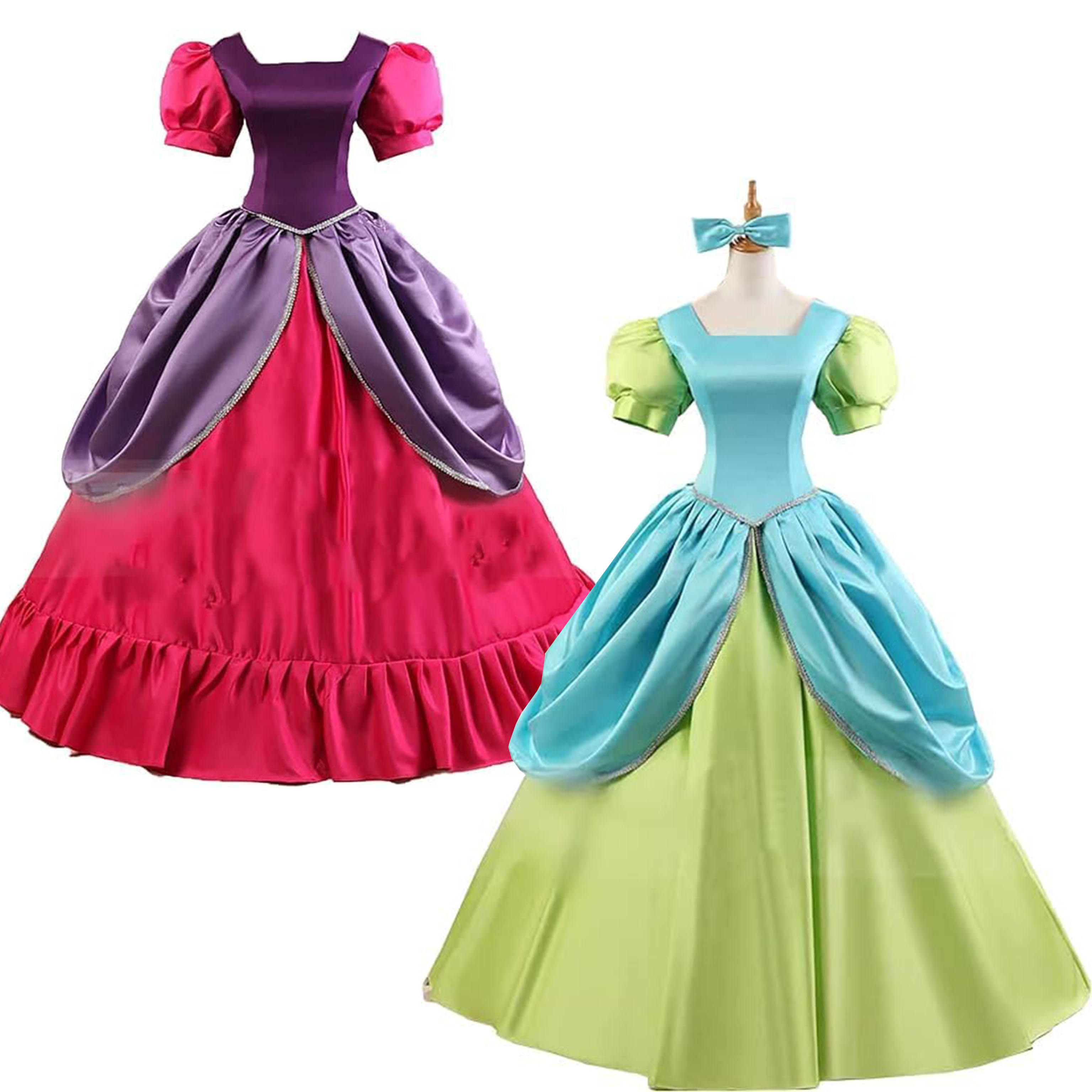 シンデレラ ドレス Cinderella ドリゼラ・トレメイン アナスタシア・トレメイン コスプレ 衣装 ロングドレス プリンセス シンデレラドレス ステージ服 コスチューム クリスマス ハロウィン