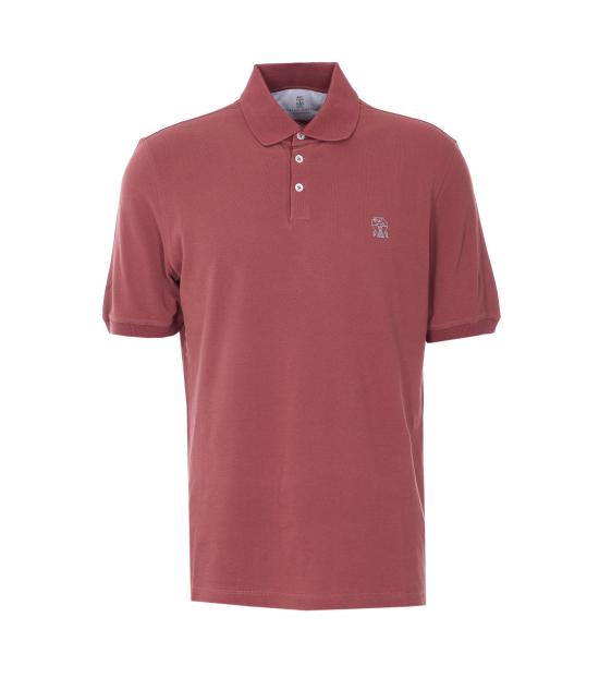 BRUNELLO CUCINELLI Men Polo Shirts ME8548788 CMZ07 Red