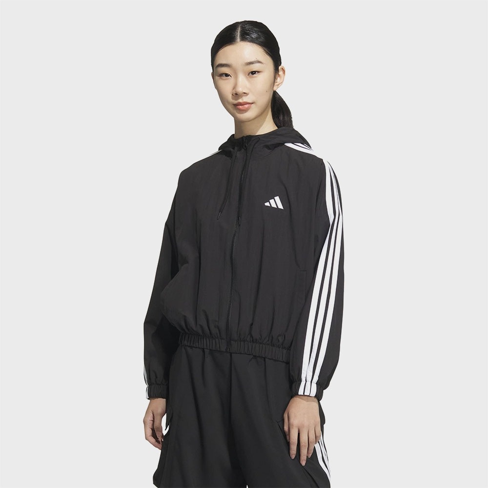アディダス 3S ウーブン ウィンドブレーカー - ブラック / JZ2162