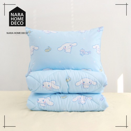 サンリオ シナモロール 薄綿布団 枕カバー 寝具セット Miracle 韓国人気 かわいい 韓国インテリア