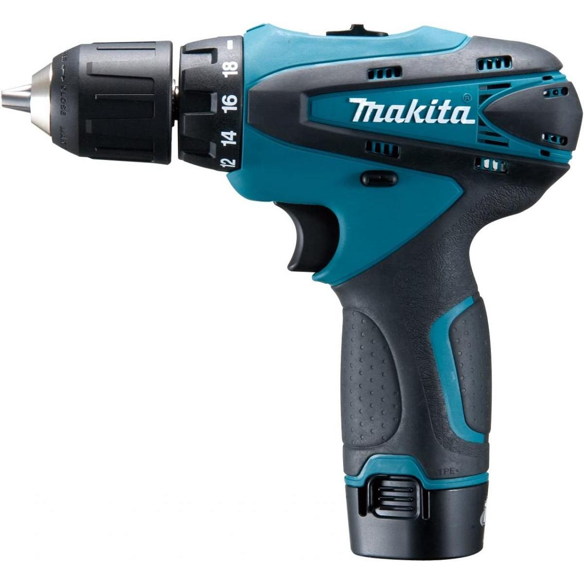 マキタ(Makita) 充電式ドライバドリル 10.8V 1.3Ah バッテリー2個付き DF330DWX