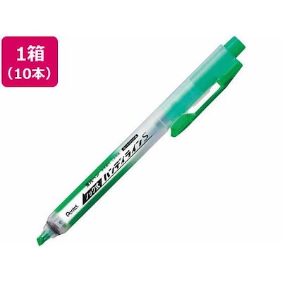 他サイト： 蛍光ハンディラインS ライトグリーン 10本 ぺんてる SXNS15-Kの商品画像