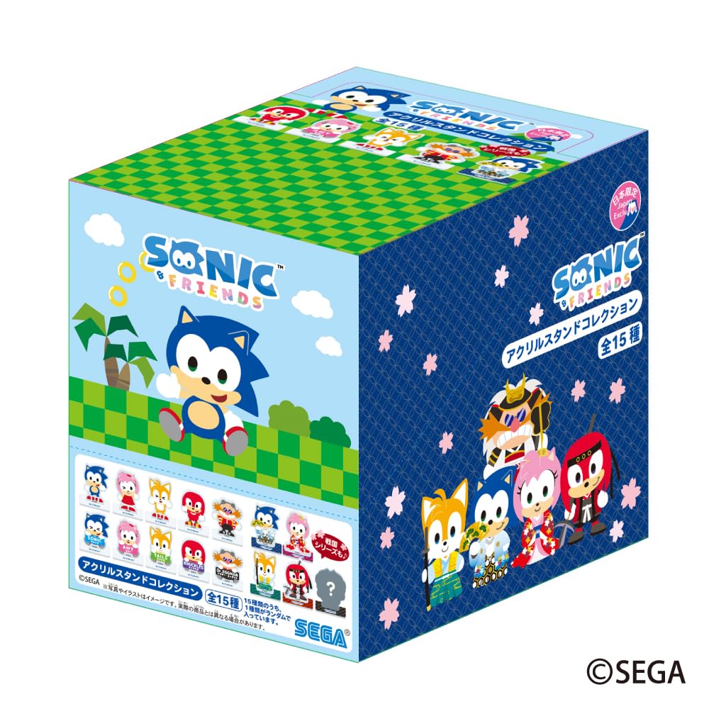 セガフェイブ（SEGA Fave） SONIC＆FRIENDS アクリルスタンド アソートBOX 1BOX = 15個入り全15種類