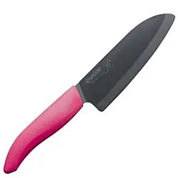 日本製 包丁 ファイン セラミック 小 三徳 140mm 黒刃 HIP加工 ピンク FKR-140HIP-PK 食洗機OK