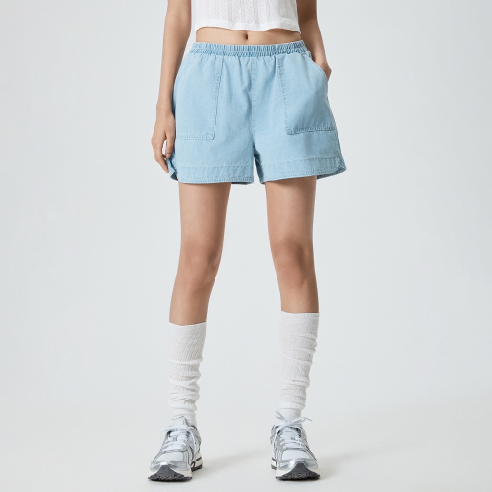 MIXXO バンディングデニムショーツ_MIWTHF613J