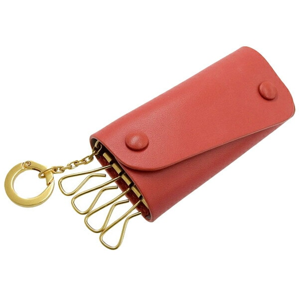 イルビゾンテ 4連キーケース 鍵入れ レザー レッド メンズ レディース skh087pv0011