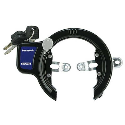 他サイト： パナソニック　Panasonic　ディンプルキー式 後輪サークル錠(ブラック)　SAJ083Bの商品画像
