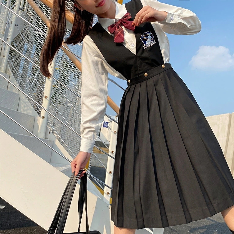 人気 コスプレ衣装 JK制服 3点セット 秋新品　上下　制服セット　リボン スカート　可愛い　大きいサイズ 小さいサイズ　団体服 おしゃれ新品