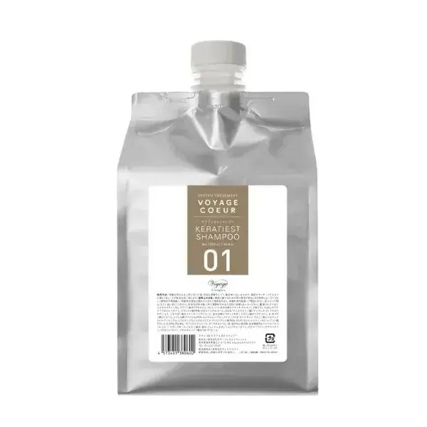 [国内正規品] ボヤージュコスメティックス レプレ ケラティストシャンプー 1000ml（レフィル） Voyage Cosmetics 矯正毛 エイジング毛 ダメージ毛 髪 パサつき 活性ケラチン