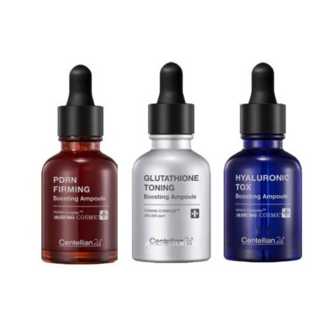 ブースティングアンプル3種中選択1 / 30ml / (GLT&ヒアルロン酸&PDRN ファーミング3種中選択1) 29,970円