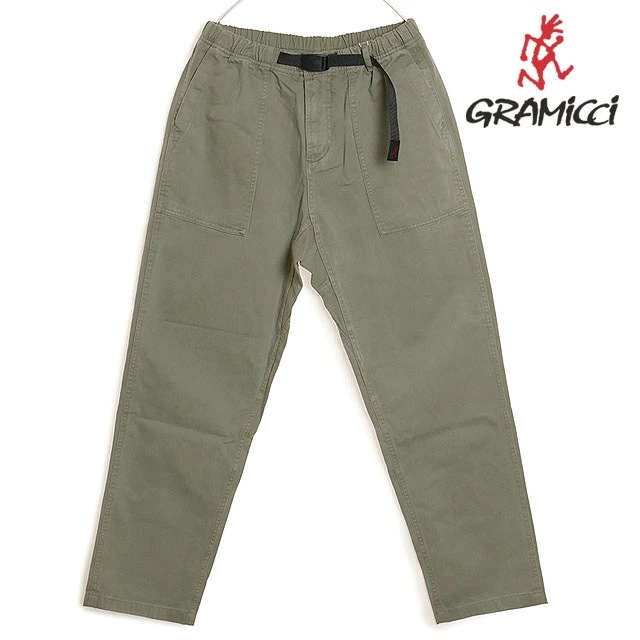 ルーズテーパードリッジパンツ [G114-OGT] LOOSE TAPERED メンズ ボトムス ロングパンツ ワイドフィット オーガニックコットン PIGMENT-SAGE-GREEN 13,200円