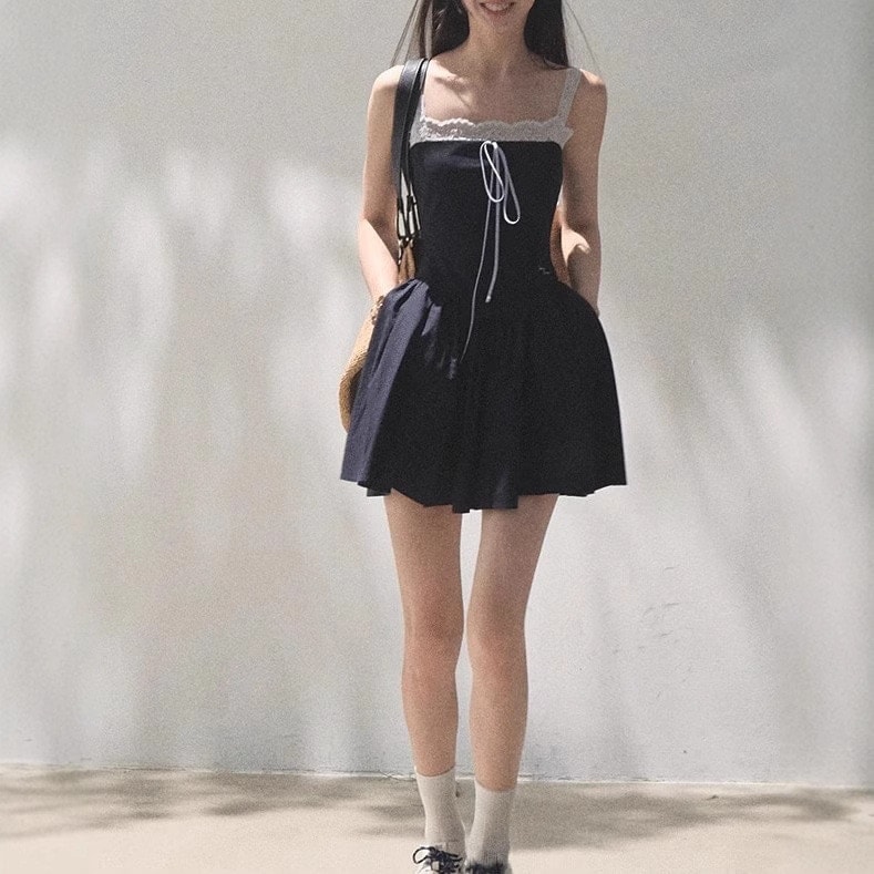 3日出荷 ワンピース夏 2点重ね シルエット美しい シルエット美しい キャミソール 春服 レディース