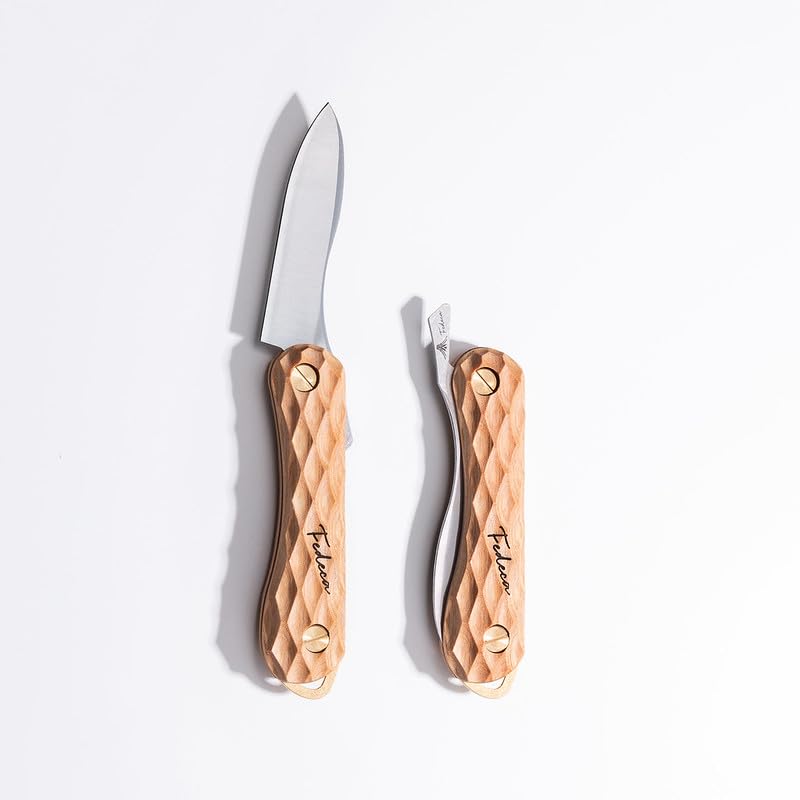 FEDECA 001117 (名栗ホワイト)折畳式料理ナイフSOLO(積層強化木）